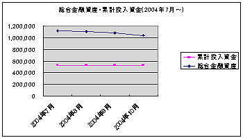 総合金融資産・累計投入資金