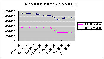総合金融資産・累計投入資金