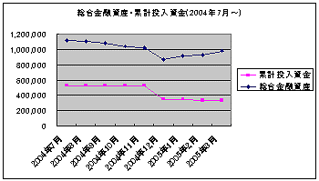 総合金融資産・累計投入資金
