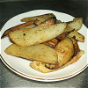 Japanese style curry stir-frying of potato Image