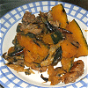 Hotful cooking of pork and pumpkin Image
