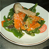 Miso stir-frying style of Green pepper, carrot, and Shimeji Image