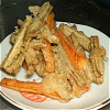 Tempura of burdock and carrot Image