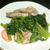 Pork and stir-fry of chinese cabbage Image