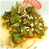 Stir-fry of radish greens Image
