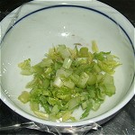 Stir-fry of radish greens Image