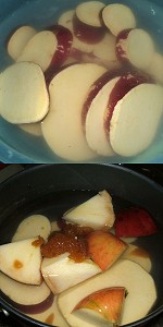 Sweet Potato and apple sweetly boiled Image