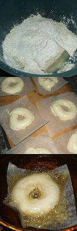 Mochi-mochi soybean flour doughnut Image