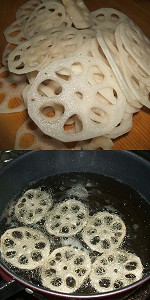 Fried lotus root Image