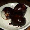 The chocolate and the soy sauce were sprinkled rice cracker(The chocolate and the soy sauce were sprinkled Okaki) Image