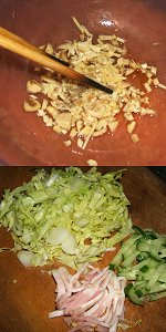 Chinese style salad of cabbage Image