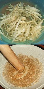 Vinegar miso dressing of cabbage Image