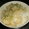 Deep-fried batter balls bowl of grated radish Image