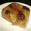 Sweet jelly made from bean jam with sugared beans Image