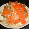 Carrot dressing of bean sprout Image