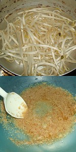 Chinese sesame dressing of bean sprout Image