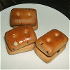 Biscuit sandwich with the raisin  Image