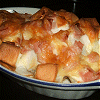 The gratin of the cake of pounded fish Image